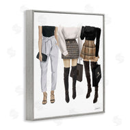 Ziwei Li | Fashion Females with Shopping Bags