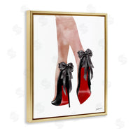 Ziwei Li | Red Bottom Bow High Heels