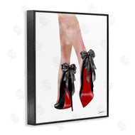 Ziwei Li | Red Bottom Bow High Heels
