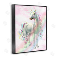 Ziwei Li | Pink Unicorn Rainbow Clouds