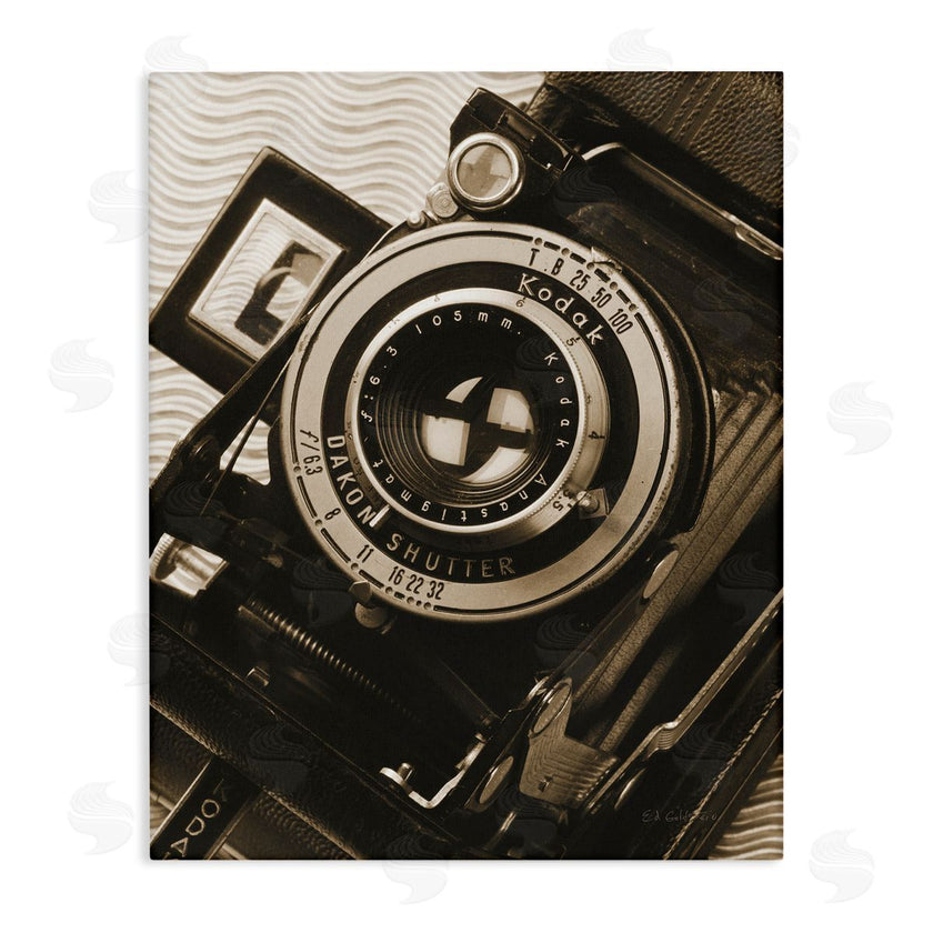 Ed Goldstein | Vintage Camera Sepia Photograph