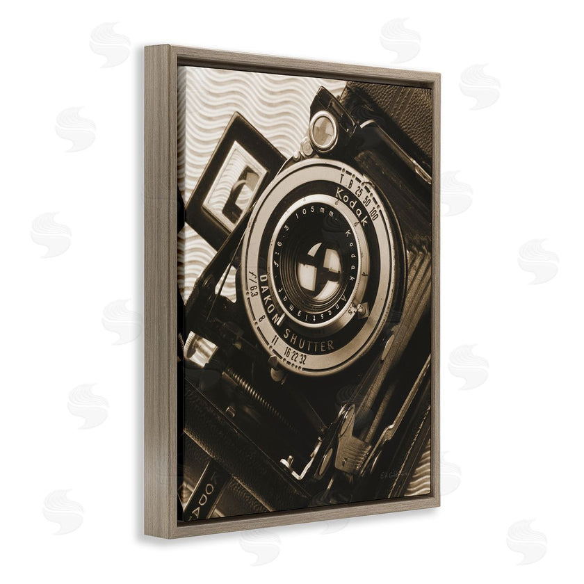 Ed Goldstein | Vintage Camera Sepia Photograph