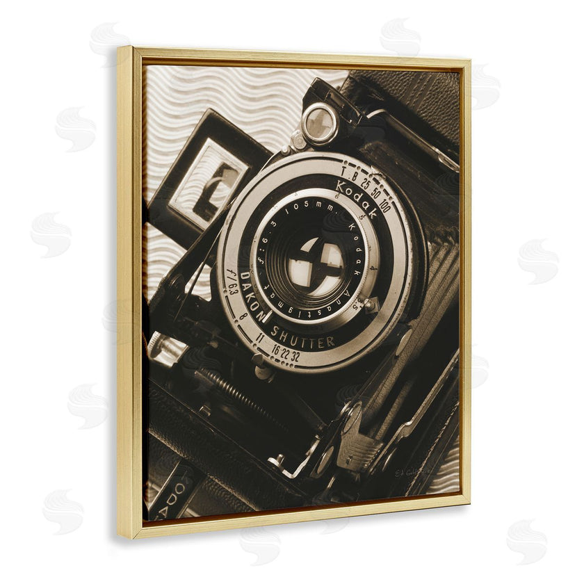 Ed Goldstein | Vintage Camera Sepia Photograph