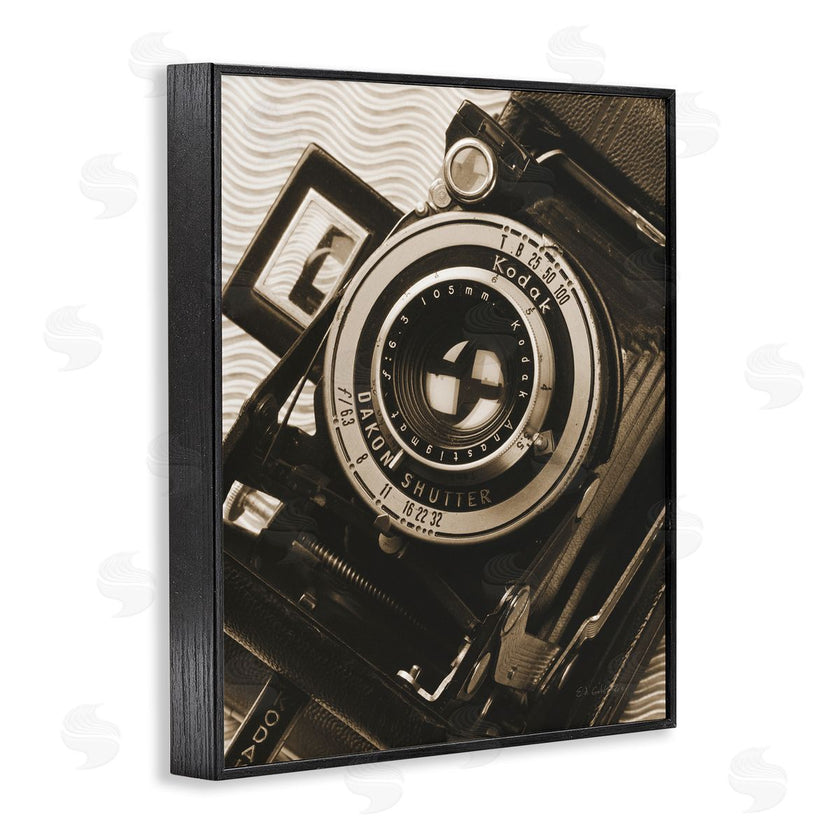 Ed Goldstein | Vintage Camera Sepia Photograph