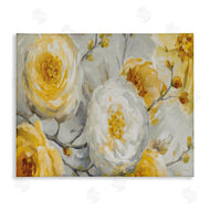 Lisa Audit | Layered Flower Blossoms Yellow