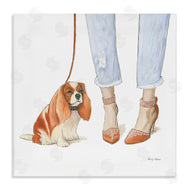 Emily Adams | Orange Heels Dog Walk