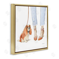 Emily Adams | Orange Heels Dog Walk