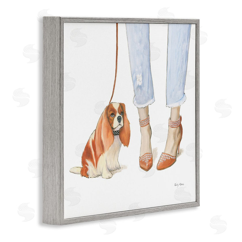 Emily Adams | Orange Heels Dog Walk