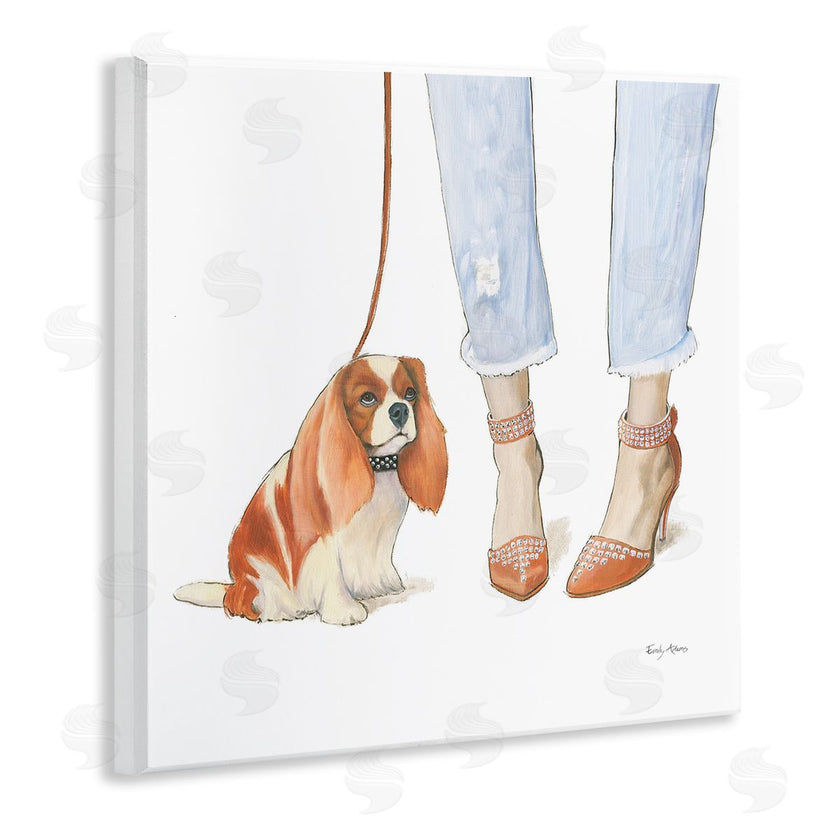 Emily Adams | Orange Heels Dog Walk