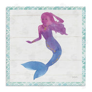 Jenya Jackson | Purple Blue Mermaid Silhouette