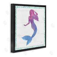 Jenya Jackson | Purple Blue Mermaid Silhouette