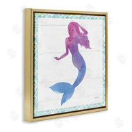 Jenya Jackson | Purple Blue Mermaid Silhouette