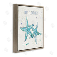 Anne Tavoletti | Float Away Phrase Blue Starfish
