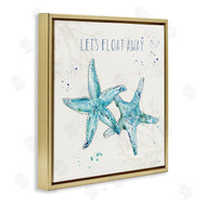 Anne Tavoletti | Float Away Phrase Blue Starfish