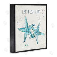 Anne Tavoletti | Float Away Phrase Blue Starfish