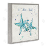 Anne Tavoletti | Float Away Phrase Blue Starfish