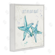 Anne Tavoletti | Float Away Phrase Blue Starfish