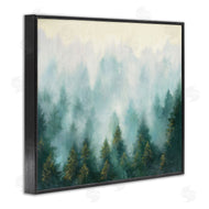 Julia Purinton | Abstract Pine Forest with Mist