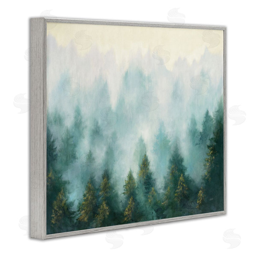 Julia Purinton | Abstract Pine Forest with Mist