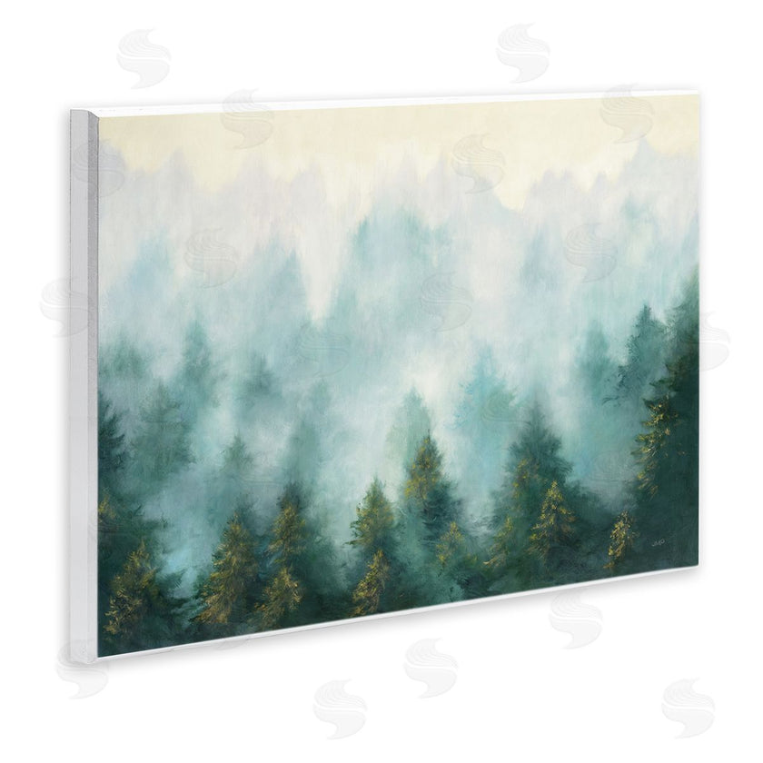 Julia Purinton | Abstract Pine Forest with Mist