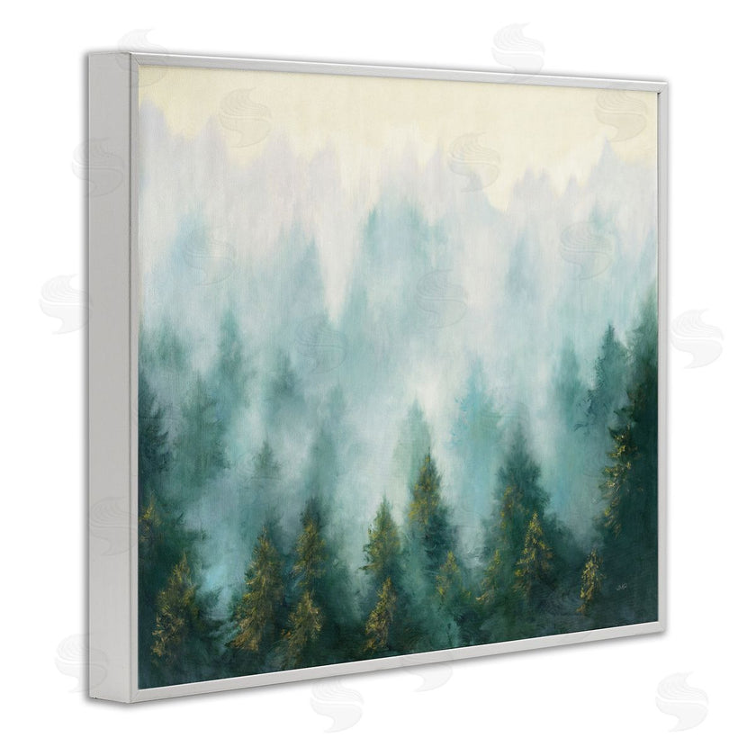 Julia Purinton | Abstract Pine Forest with Mist