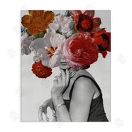 Wild Apple Portfolio | Vintage Female Red Florals