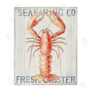 Danhui Nai | Nautical Lobster Seafood Sign