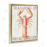 Danhui Nai | Nautical Lobster Seafood Sign