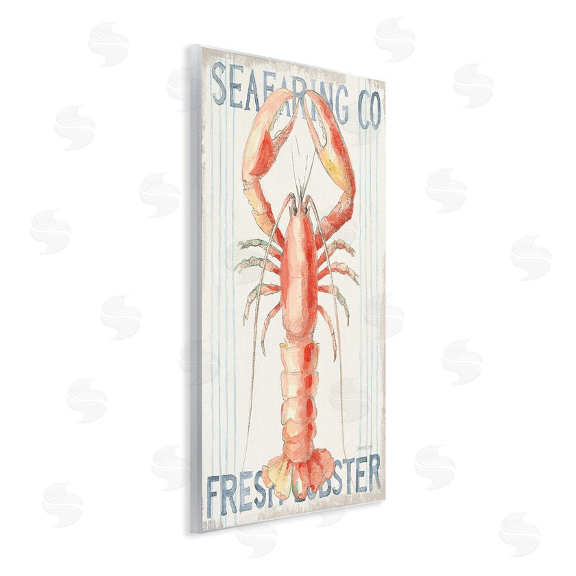 Danhui Nai | Nautical Lobster Seafood Sign