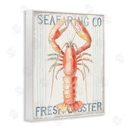 Danhui Nai | Nautical Lobster Seafood Sign