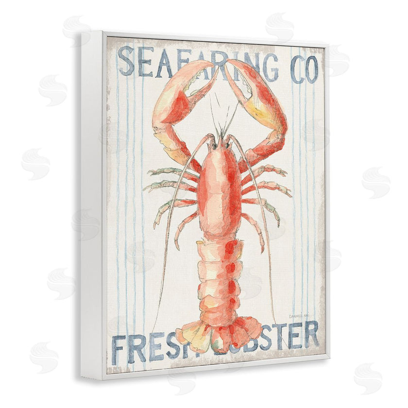 Danhui Nai | Nautical Lobster Seafood Sign