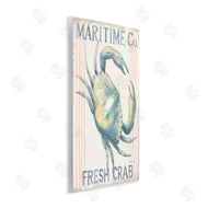 Danhui Nai | Nautical Crab Seafood Sign