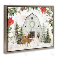Katie Pertiet | Rustic Winter Holiday Barn