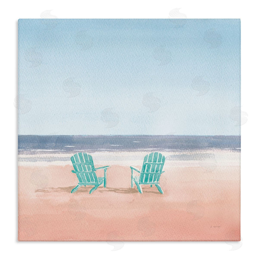 James Wiens | Beach Chairs on Pastel Beach