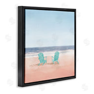 James Wiens | Beach Chairs on Pastel Beach