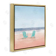 James Wiens | Beach Chairs on Pastel Beach