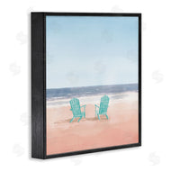 James Wiens | Beach Chairs on Pastel Beach