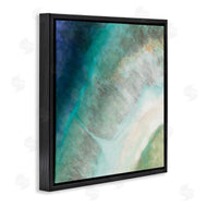 Danhui Nai | Abstract Blue Green Curve Coast