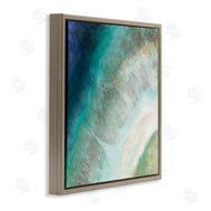 Danhui Nai | Abstract Blue Green Curve Coast
