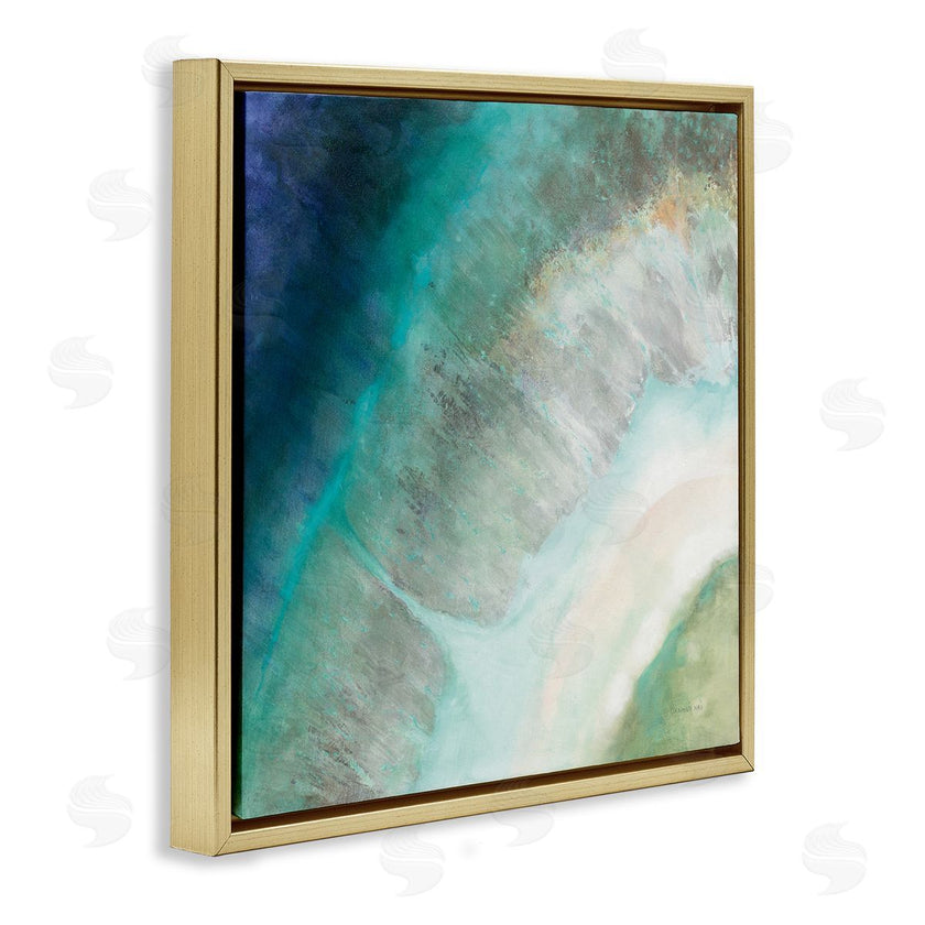 Danhui Nai | Abstract Blue Green Curve Coast