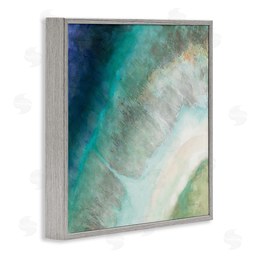 Danhui Nai | Abstract Blue Green Curve Coast