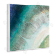 Danhui Nai | Abstract Blue Green Curve Coast