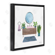 Farida Zaman | Bath Interior Sink with Plants