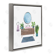 Farida Zaman | Bath Interior Sink with Plants