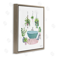 Farida Zaman | Claw Bath with Hanging Plants