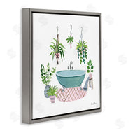Farida Zaman | Claw Bath with Hanging Plants