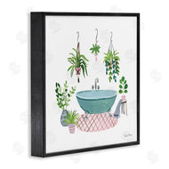 Farida Zaman | Claw Bath with Hanging Plants