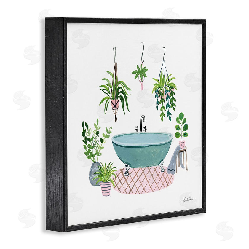 Farida Zaman | Claw Bath with Hanging Plants