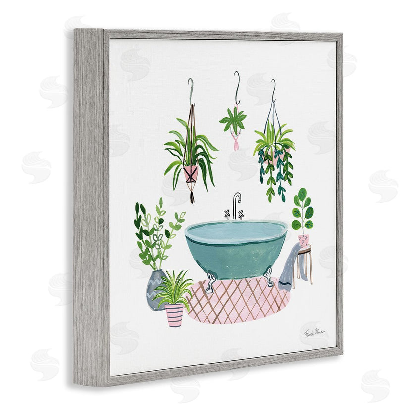 Farida Zaman | Claw Bath with Hanging Plants