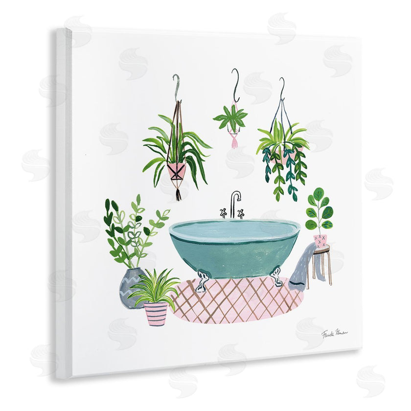 Farida Zaman | Claw Bath with Hanging Plants
